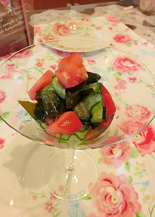 簡単☆夏野菜の酢の物♪