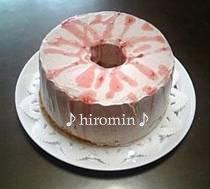 いちごのシフォンケーキ