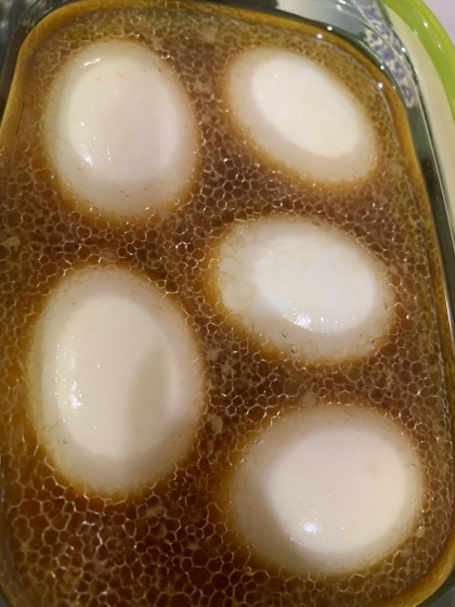 角煮の余韻、とろとろ煮卵。