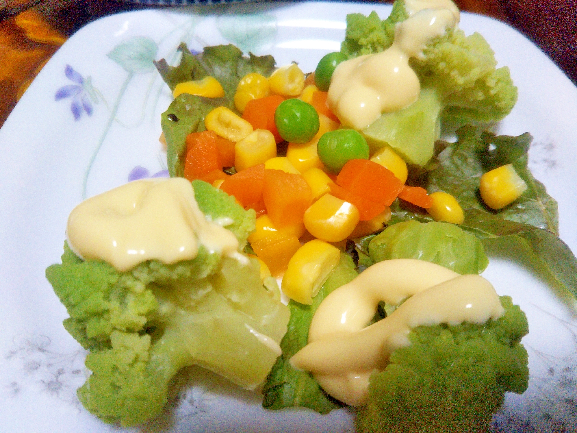 ロマネスコ ミックスベジタブルのサラダ レシピ 作り方 By あけぼのマジック 楽天レシピ