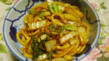 白菜の焼うどん