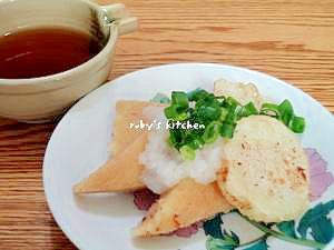 高野豆腐と長芋の揚げ焼き