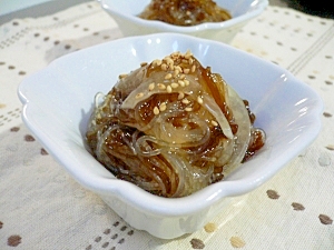 もずくと春雨の酢の物