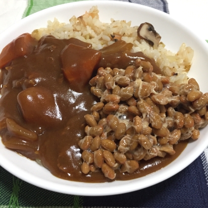 納豆カレー