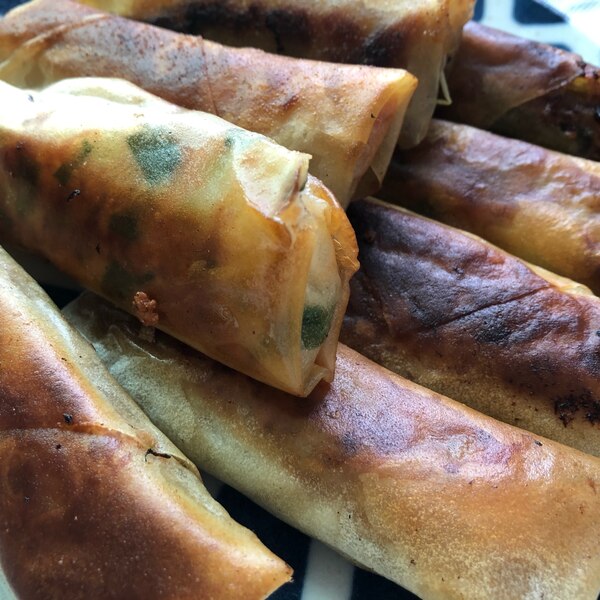 揚げない 海老とえのきの焼春巻き レシピ 作り方 By 名探偵あな 楽天レシピ 揚げない 海老とえのきの焼春巻き レシピ 作り方 By 名探偵あな 楽天レシピ