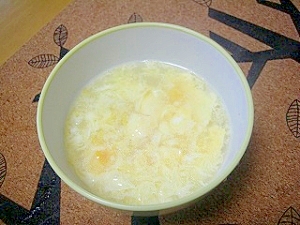 中華風かき玉スープ