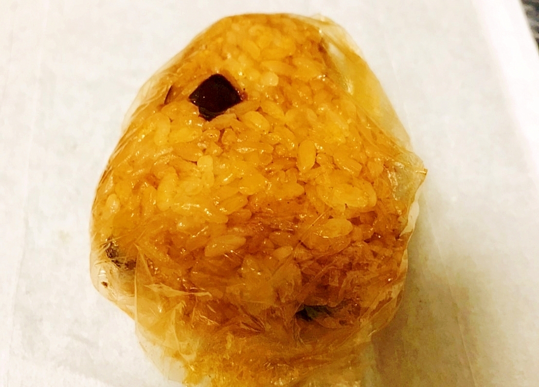 ナス味噌ケチャップおにぎり