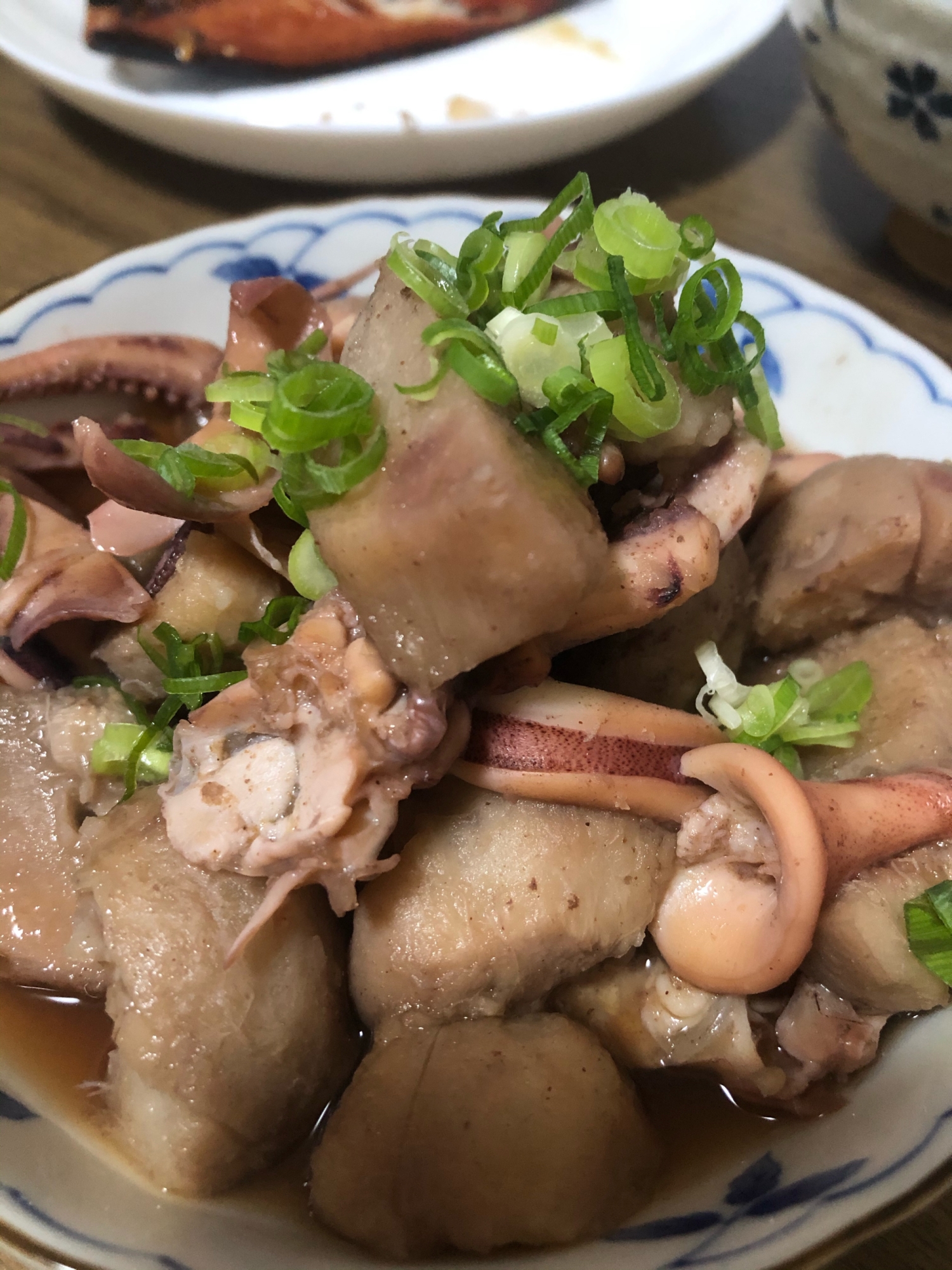 ほっこり♡里芋とイカの煮物