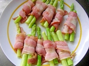 レンジで簡単♪アスパラベーコン♪ レシピ・作り方 by ＊miraiママ