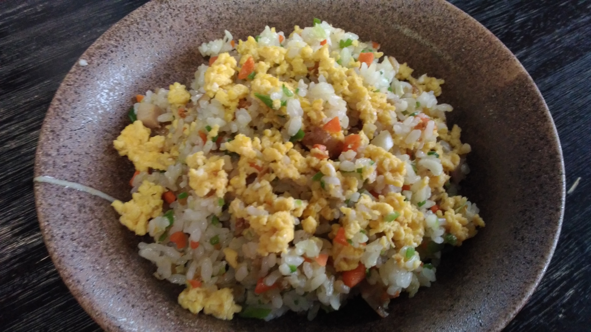 残り物やお惣菜を使って☆唐揚げチャーハン