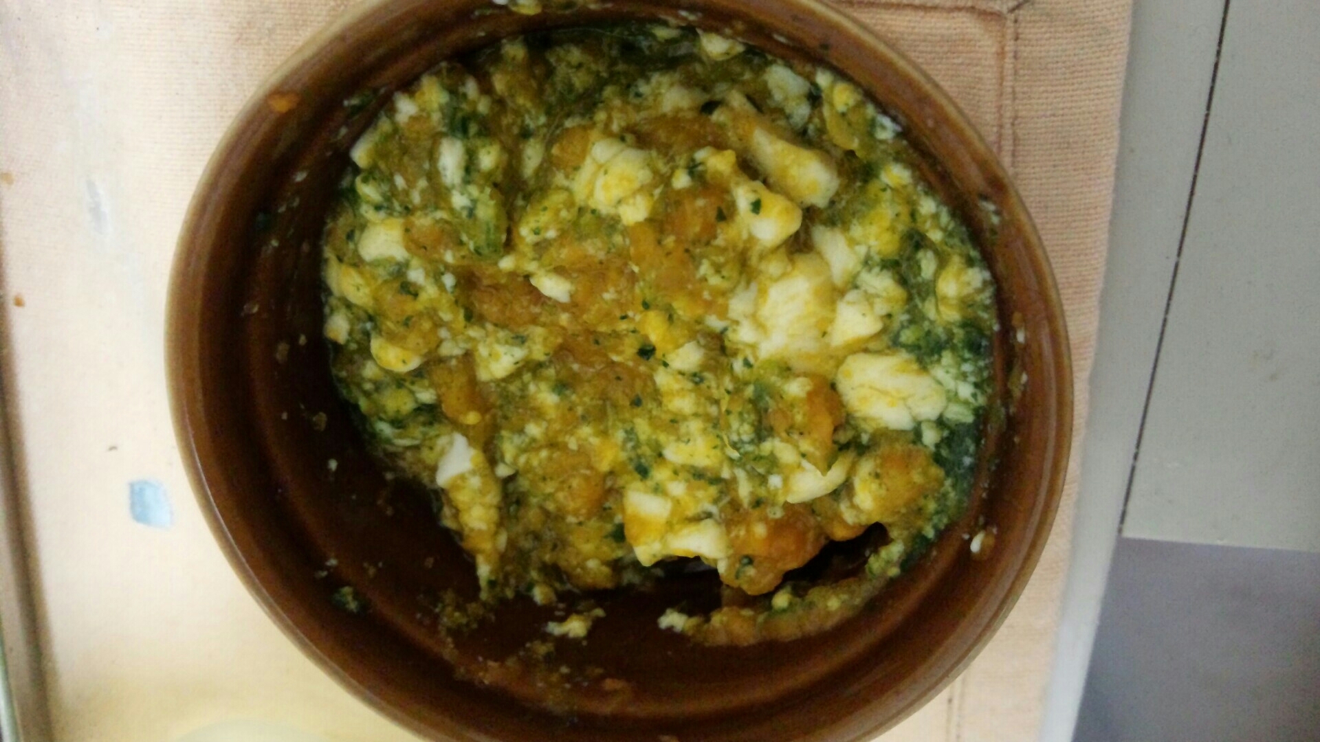 離乳食後期 小松菜と豆腐のかぼちゃ和え レシピ 作り方 By たくみ905 楽天レシピ