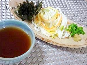 火を使わないのでそうめんに最適！1分で即席めんつゆ レシピ・作り方
