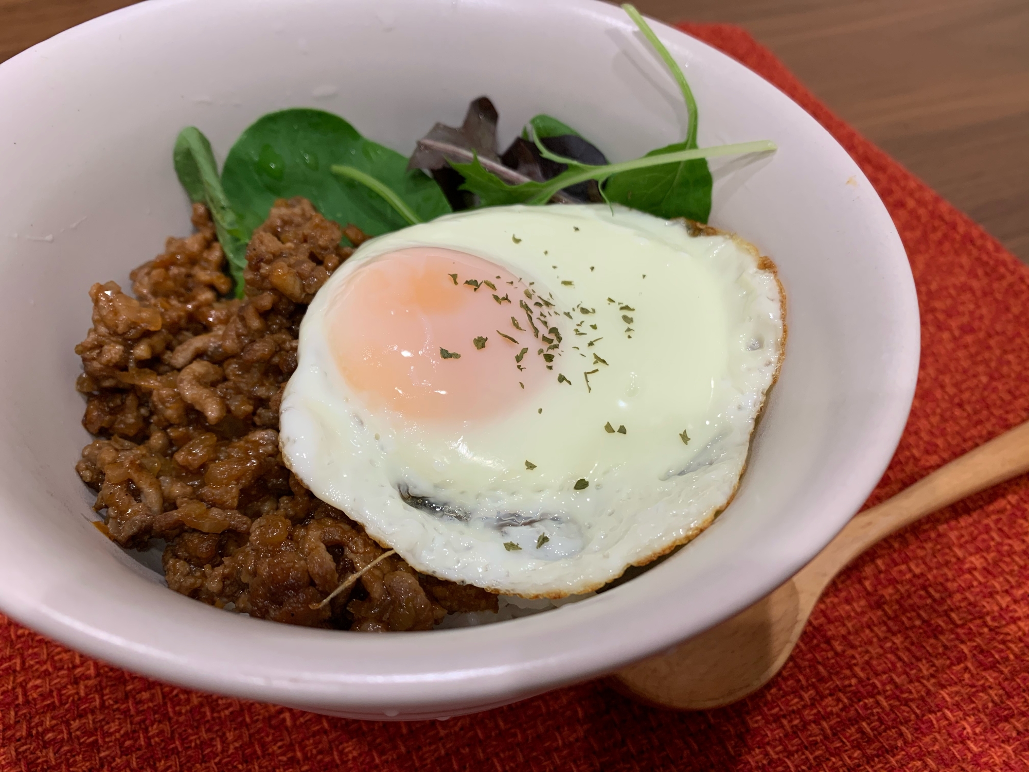 ロコモコ風丼ぶり