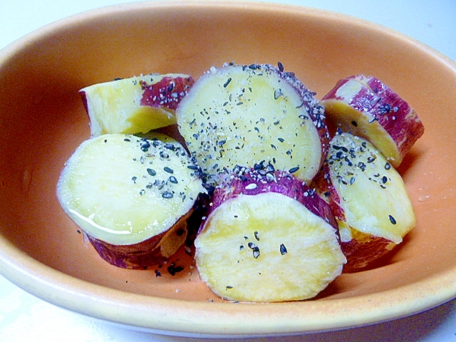 あく抜きは焼きミョウバンで～～しっとりさつま芋