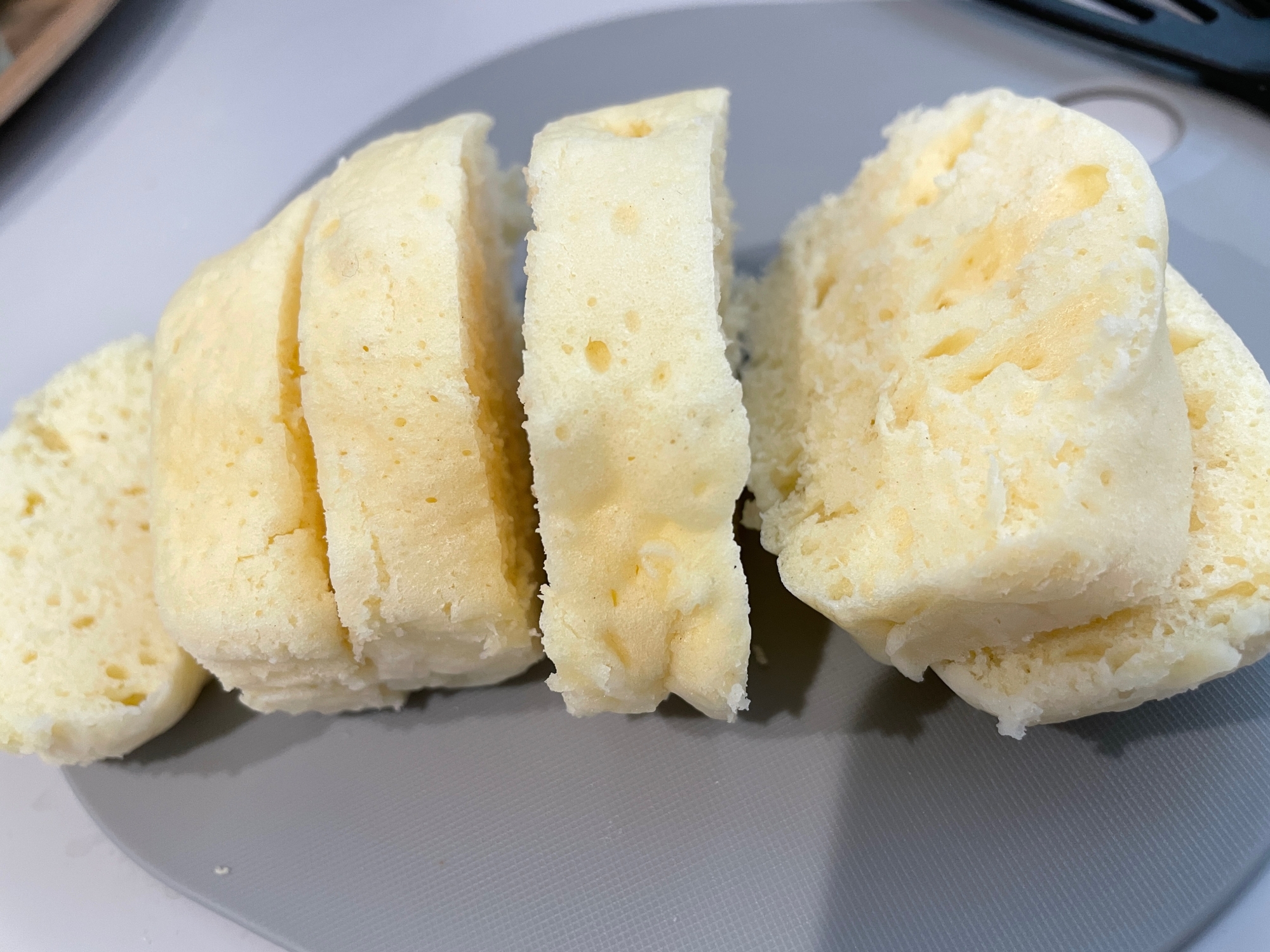 離乳食中期 後期 レンジで蒸しパンケーキ レシピ 作り方 By えぬまま 楽天レシピ 離乳食中期 後期 レンジで蒸しパンケーキ レシピ 作り方 By えぬまま 楽天レシピ