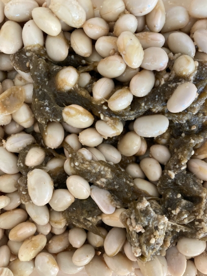 お弁当に入れるのに大豆は潰さず混ぜました！簡単!!!