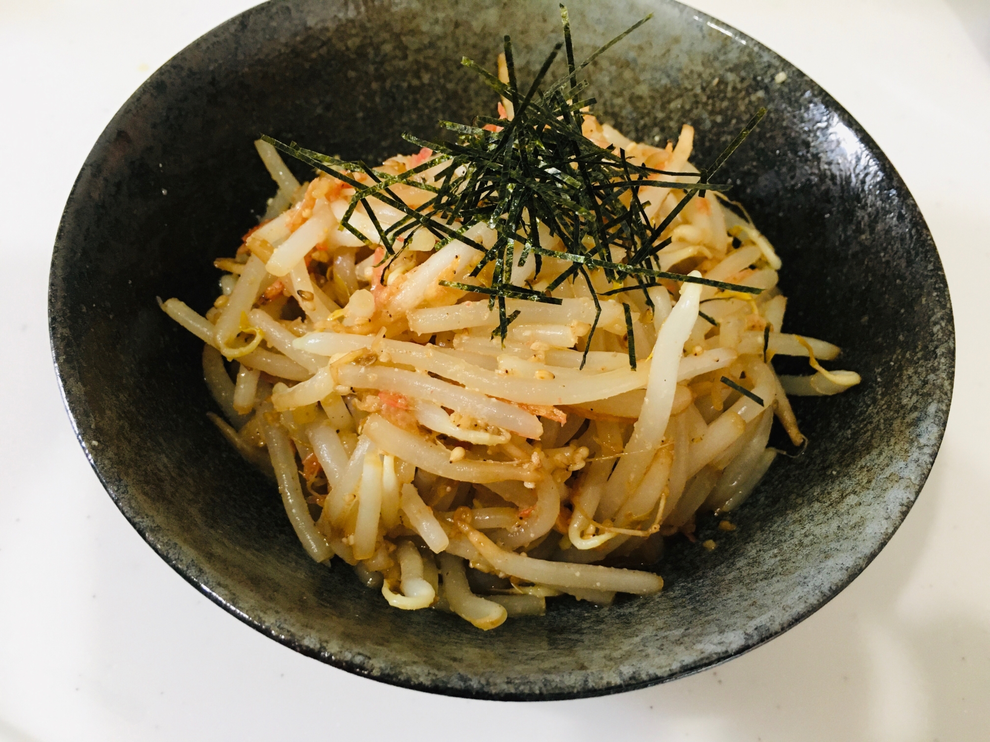 お手軽おかず！もやしと干しエビの香味和え