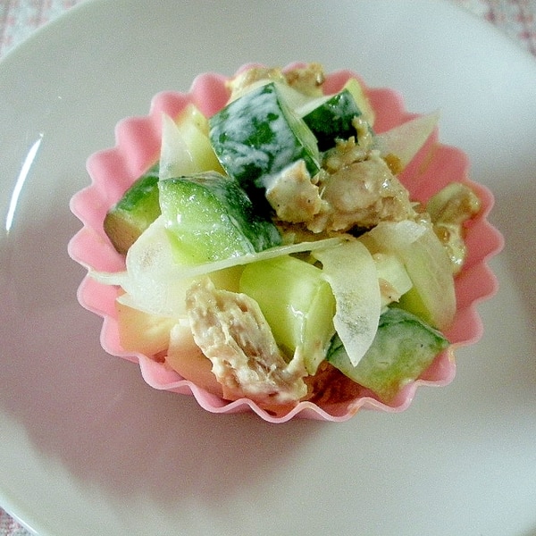 お手伝いレシピ ツナときゅうりのお弁当サラダ レシピ 作り方 By Kojarin7 楽天レシピ お手伝いレシピ ツナときゅうりのお弁当サラダ レシピ 作り方 By Kojarin7 楽天レシピ