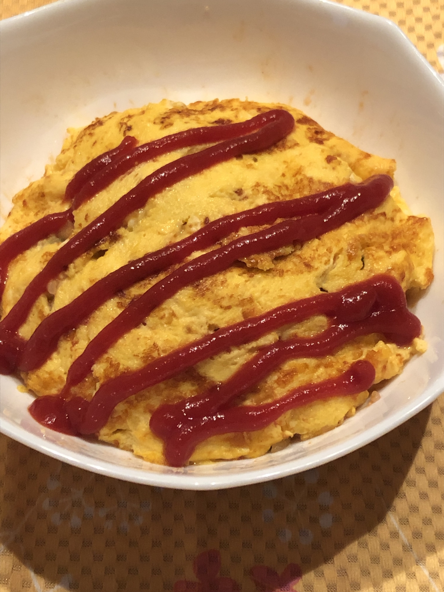 卵たっぷり＊低糖質のオムライス