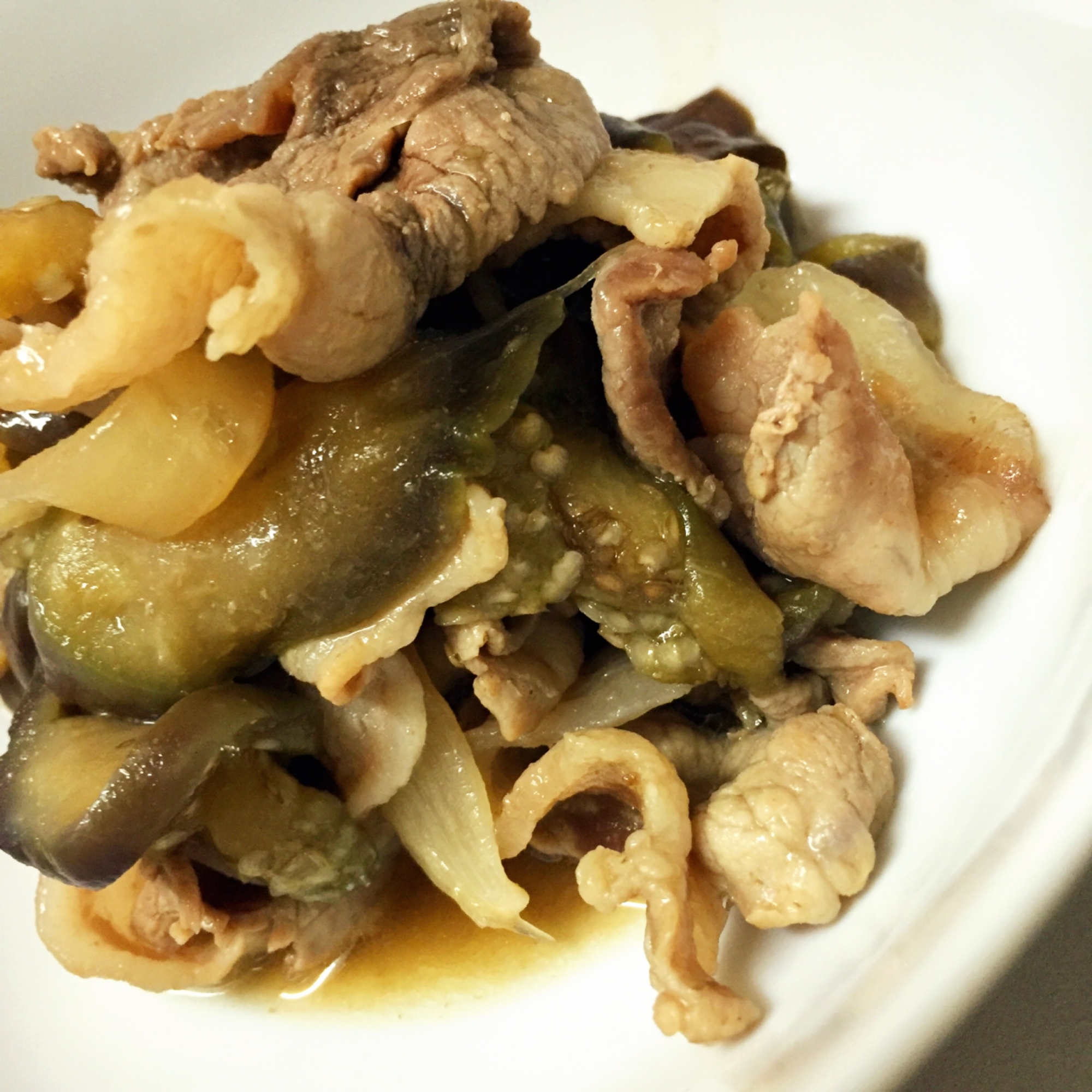 御飯が進む 豚こまとナスと玉ねぎの甘辛煮 レシピ 作り方 By みぃももぷー 楽天レシピ