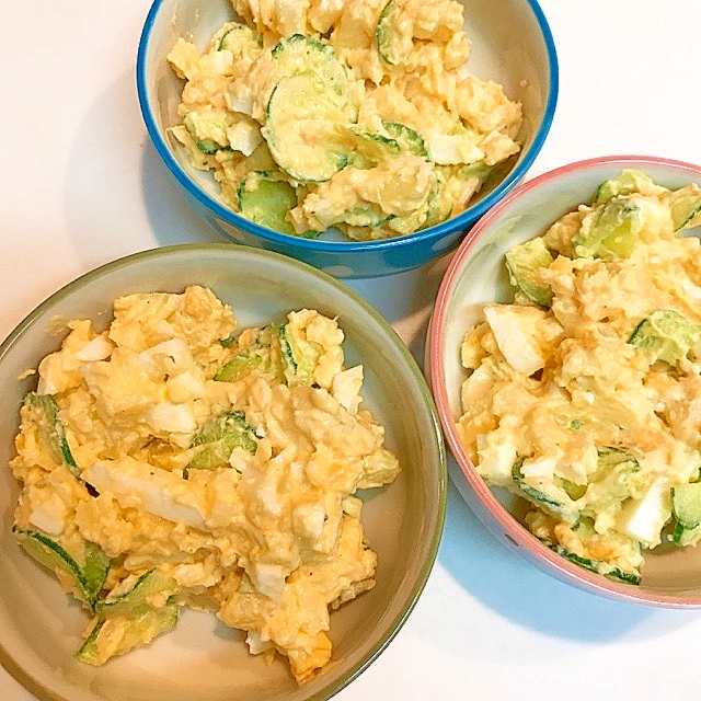 ゆで卵たっぷり 簡単美味しいポテトサラダ レシピ 作り方 By えだ豆カシューナッツ 楽天レシピ