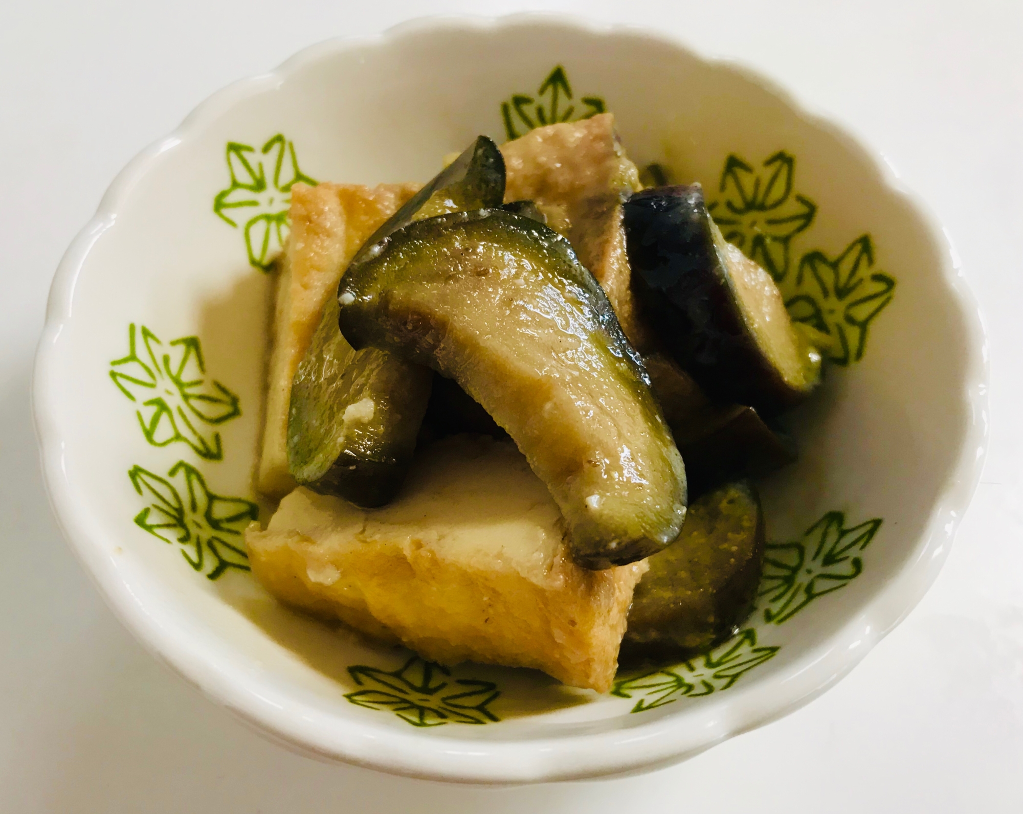 簡単副菜*ナスと厚揚げの味噌炒め
