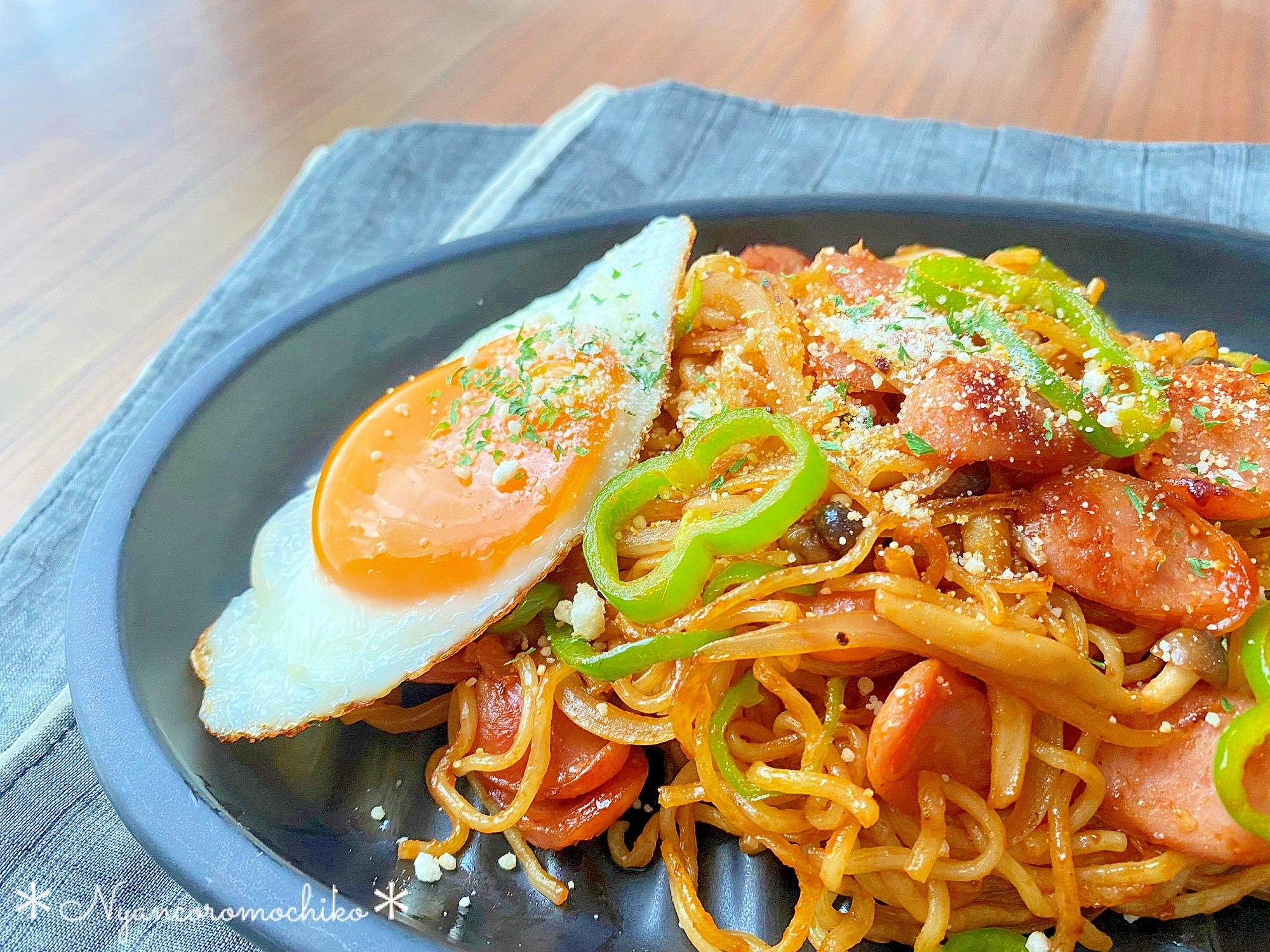 もちもち♡ナポリタン焼きそば