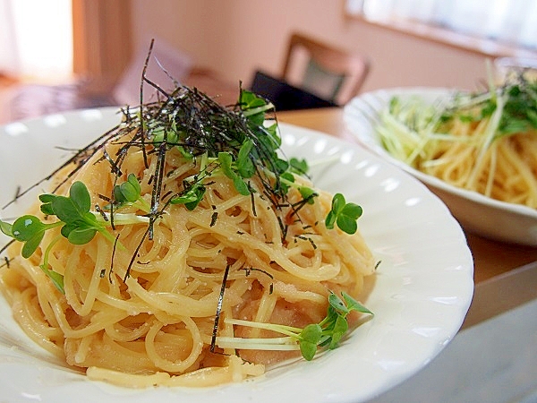 バター香るたらこパスタ