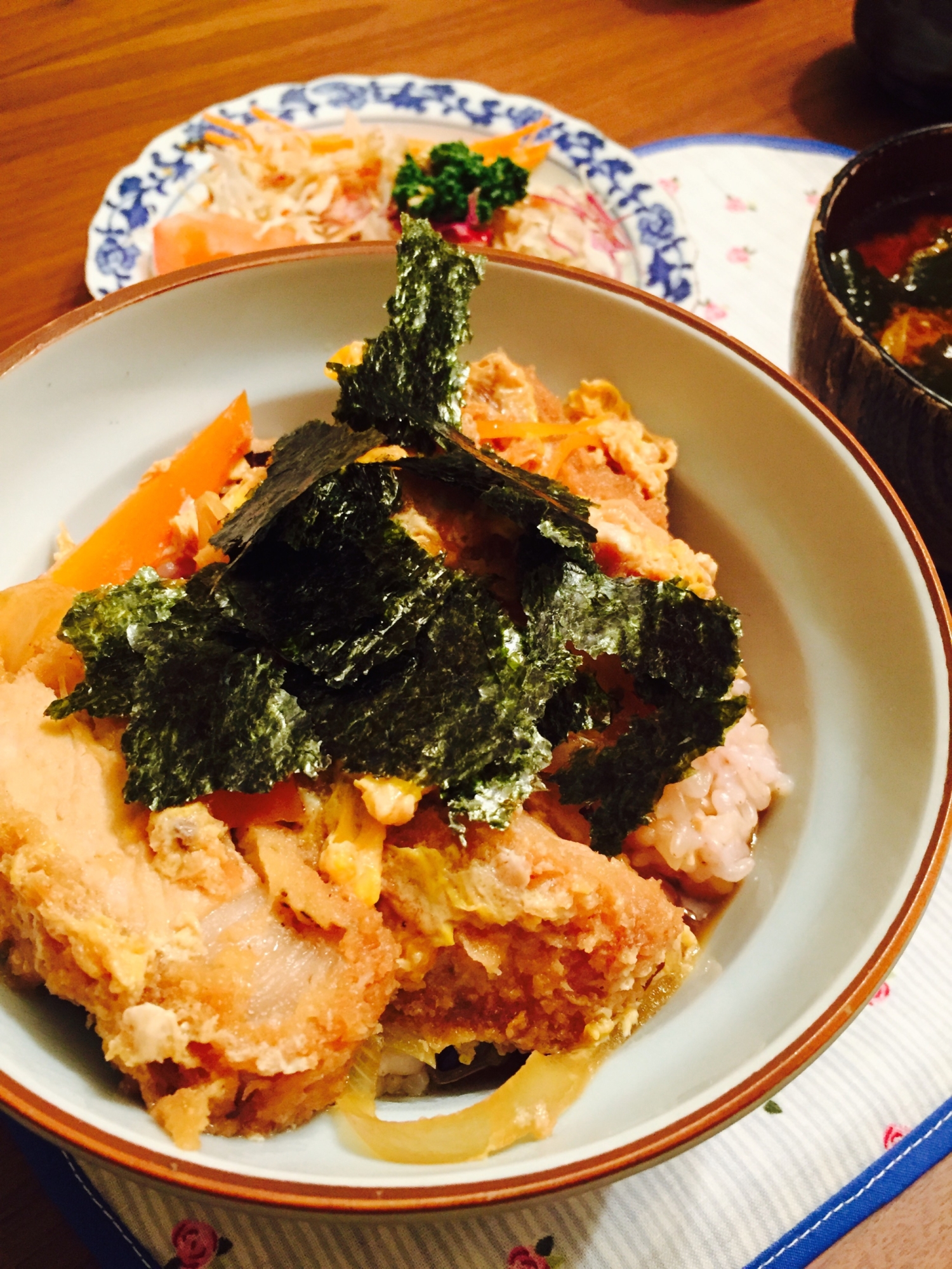 残ったカツで、絶品カツ丼！