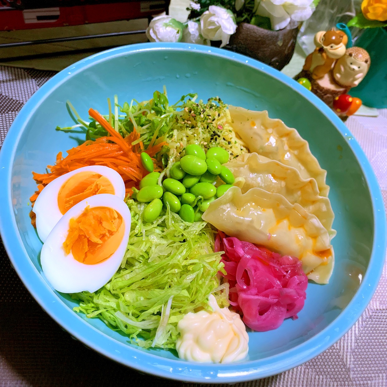 もちもち水餃子の冷やし中華