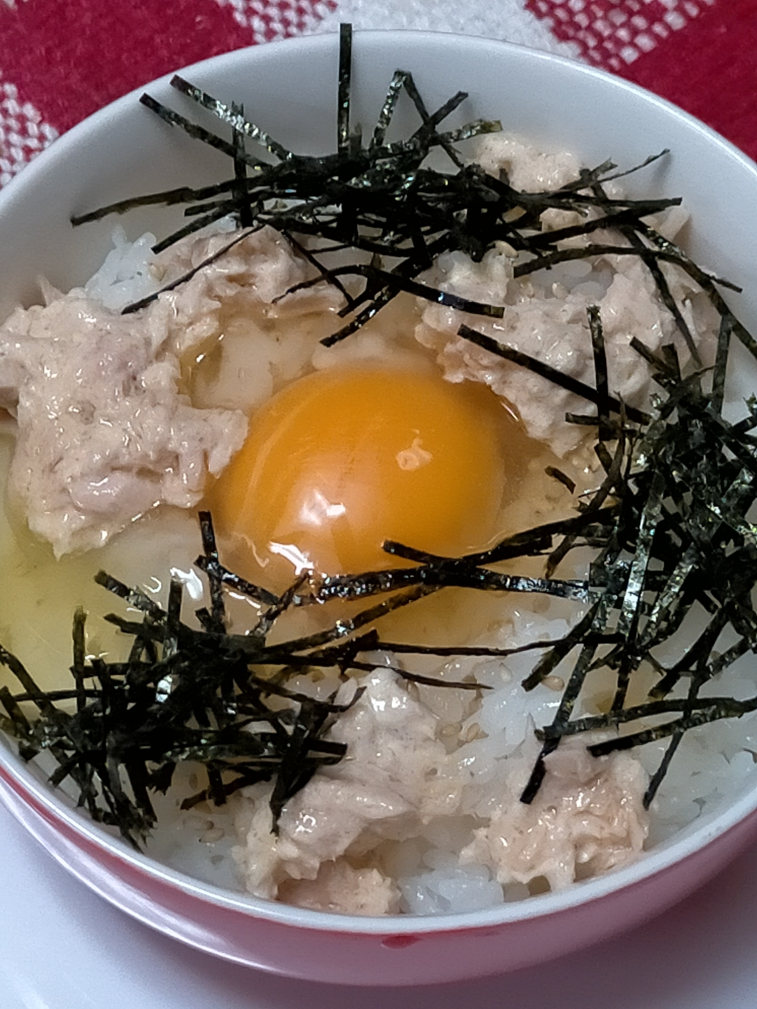 ツナマヨ♡美味しい♡卵かけご飯～♪