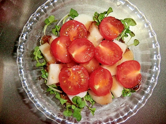 たくあんとトマトのサラダ レシピ・作り方 by らきおっち - 楽天レシピ