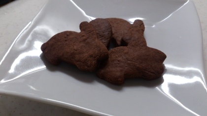 材量３つでお手軽チョコレートクッキー