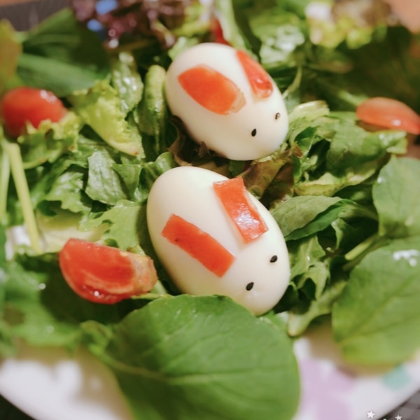 うさぎのサラダ レシピ 作り方 By Emi S Kitchen 楽天レシピ うさぎのサラダ レシピ 作り方 By Emi S Kitchen 楽天レシピ
