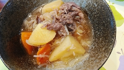 牛肉たっぷりの肉じゃが