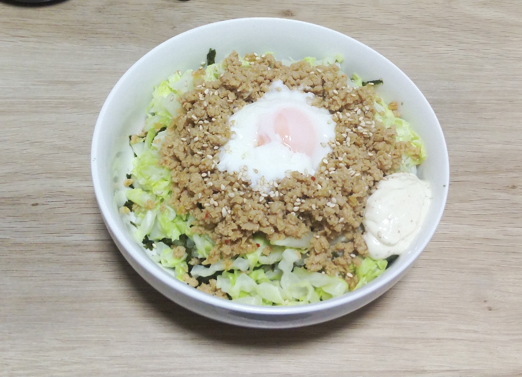 温玉そぼろ丼♡