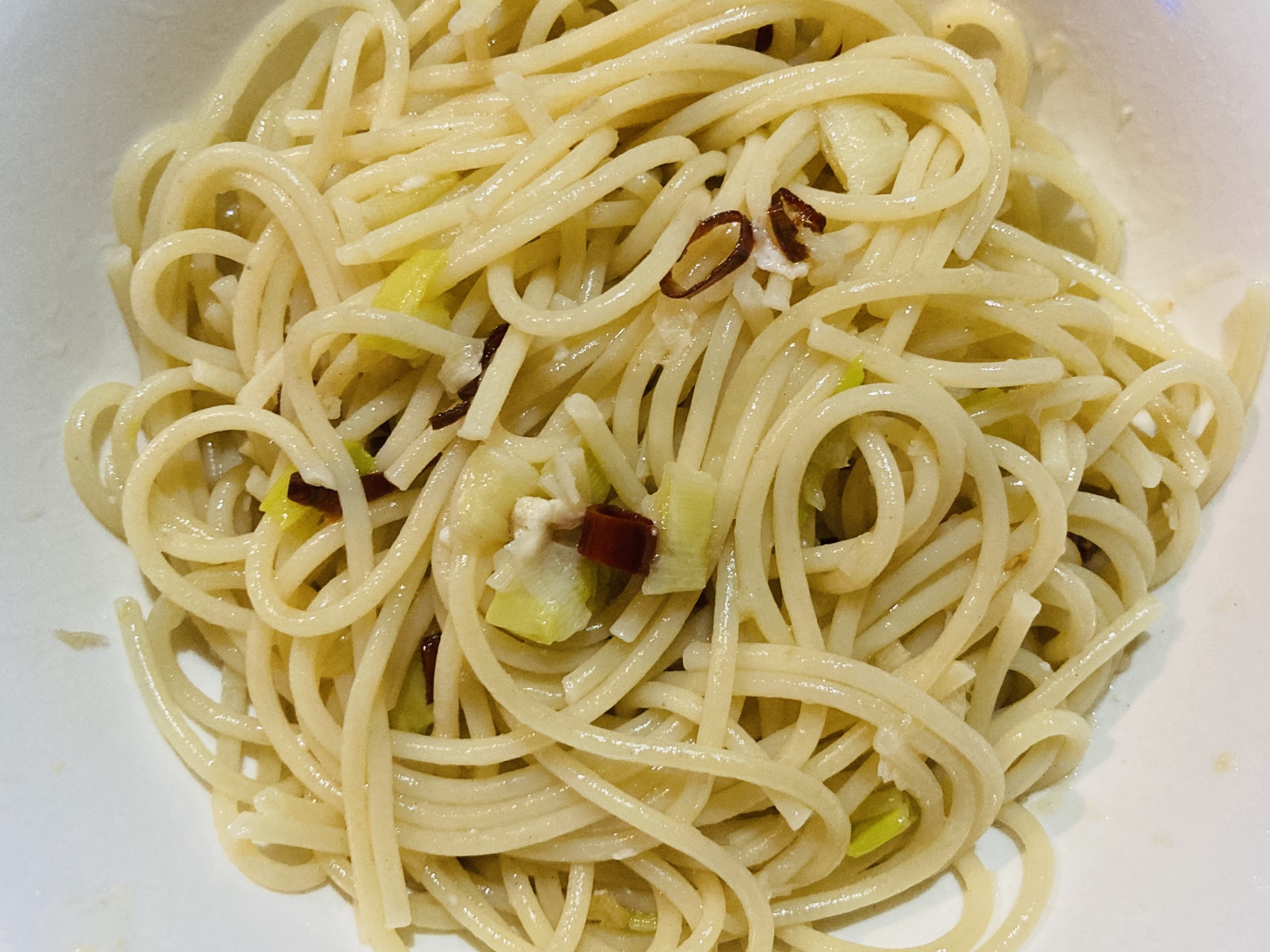 ネギペペロンチーノ