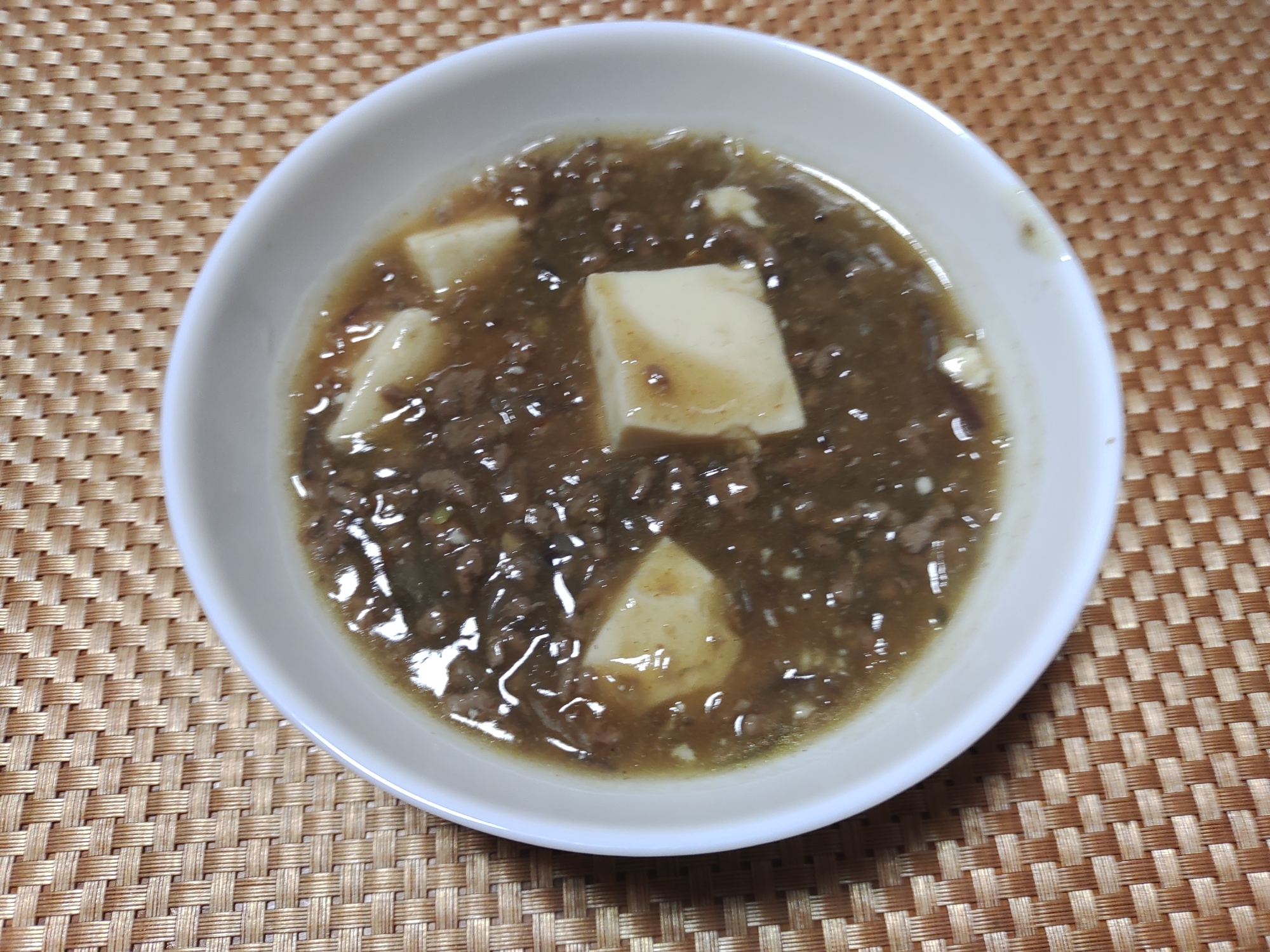 カレー風味ミンチ豆腐