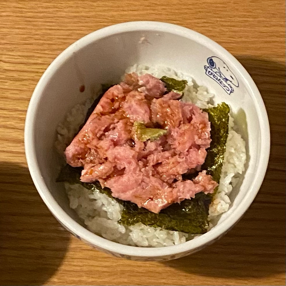 ネギなしトロ丼