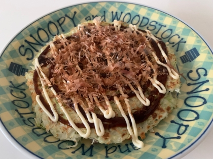 ダイエット中でもお好み焼きが食べたいと思い、米粉で初めて作りました。
美味しく出来たのでまた作りたいと思います。