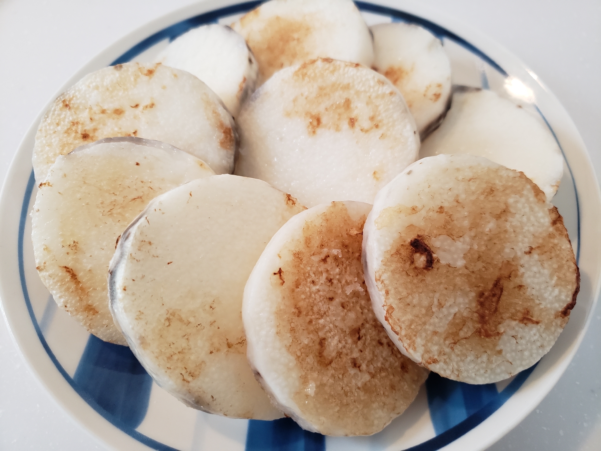 シャキシャキ！山芋の塩焼き