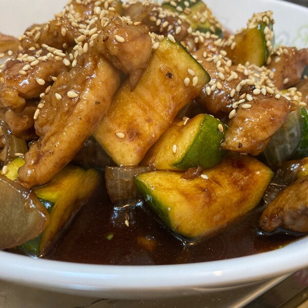 鶏肉とズッキーニのバルサミコ酢炒め レシピ 作り方 By ざるお 楽天レシピ 鶏肉とズッキーニのバルサミコ酢炒め レシピ 作り方 By ざるお 楽天レシピ