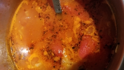 たっぷり作りました！
いつもキャベツを使うんですが白菜のトマトスープもいいですね‼️ご馳走様です(*^^*)