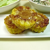 フライパンで簡単♪焼きとうもろこし