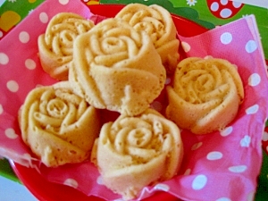 ホットケーキミックスで薔薇のおから蒸しパン レシピ 作り方 By Mondroom 楽天レシピ