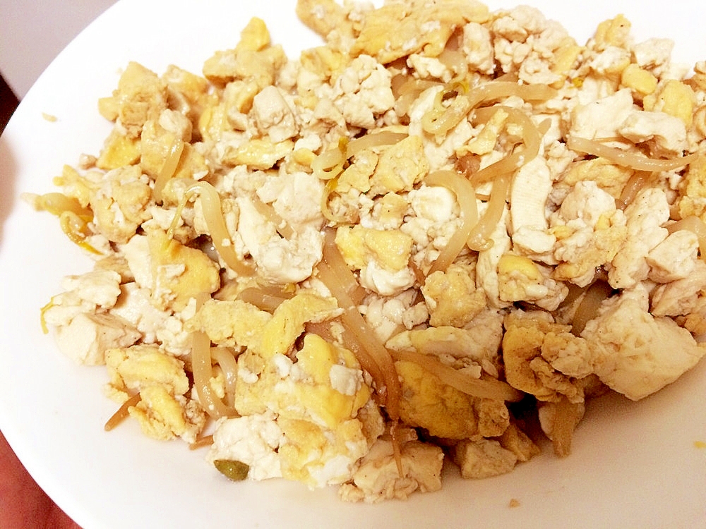 激うま!めちゃ簡単!卵と豆腐があったら炒り豆腐♪