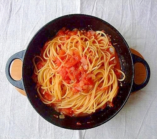 生トマトのトマトスパゲッティ