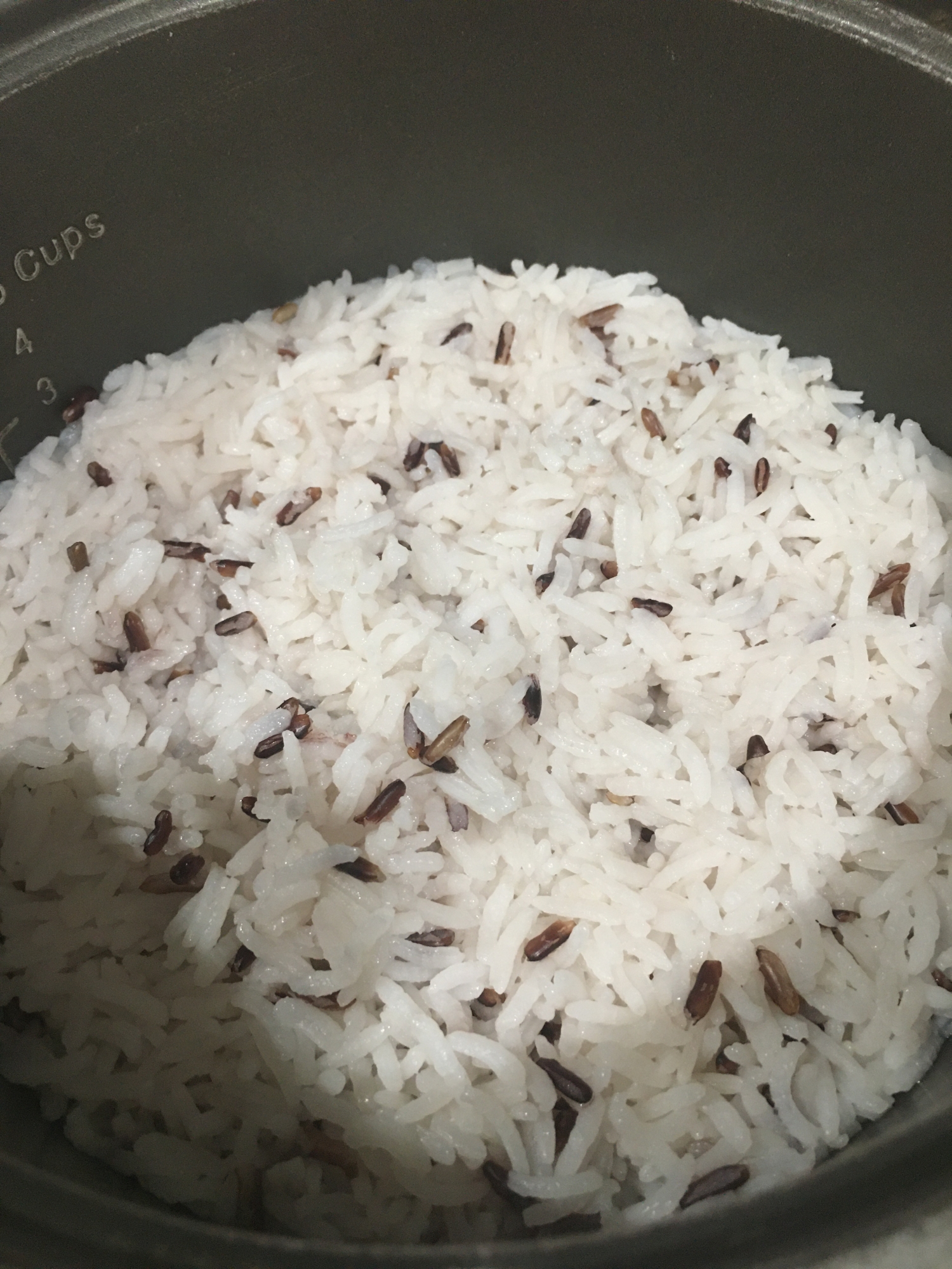 ジャスミンライスと黒米ご飯
