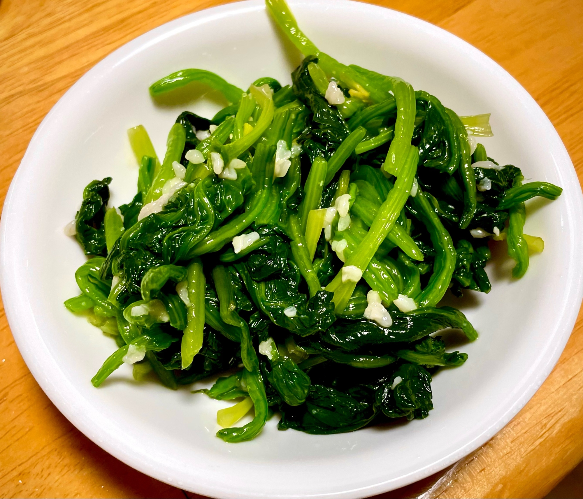 白だし×塩麹 or 醤油麹のほうれん草おひたし