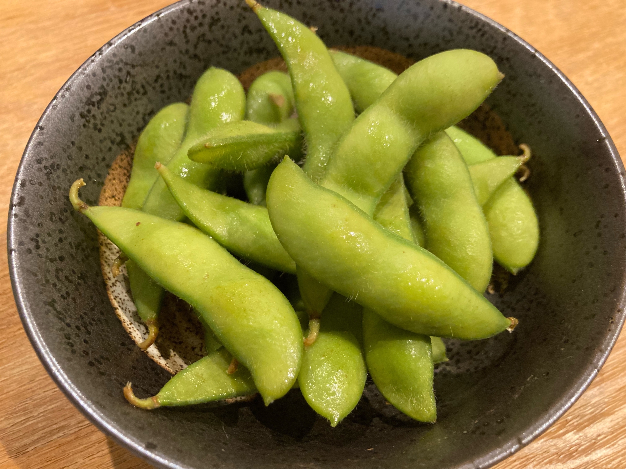 電子レンジで簡単　茹で枝豆